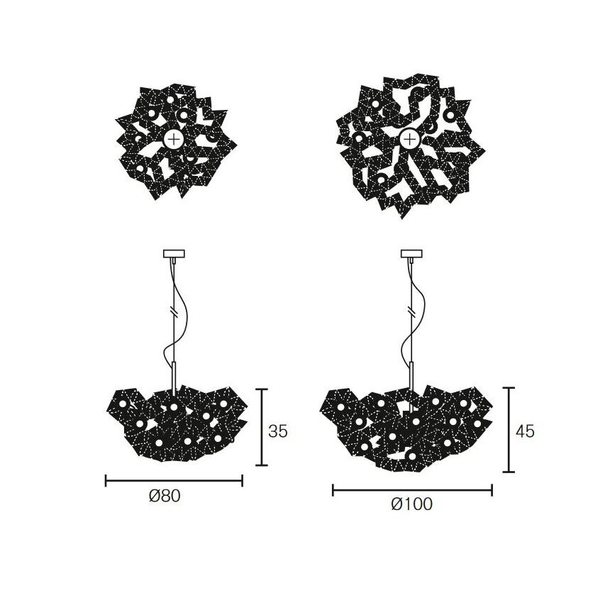 Fractal Suspension Round Dimensions