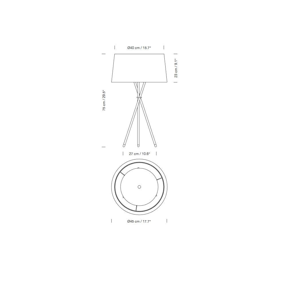 Tripode G6 Table Dimensions