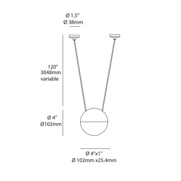 P1 Trapeze Suspension Dimensions