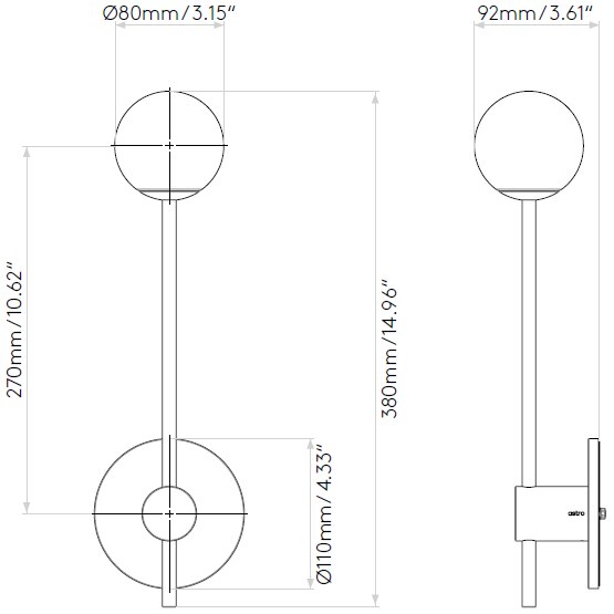 Orb Single Wall Dimensions