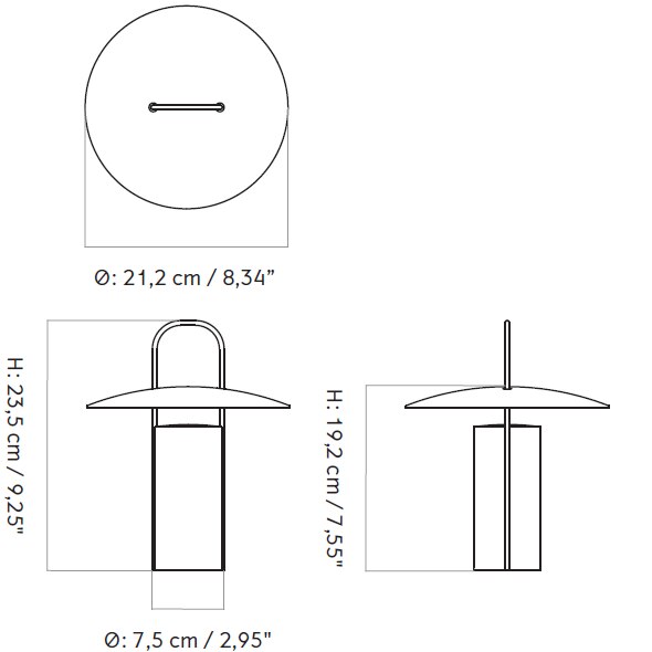 Ray Portable Table Dimensions