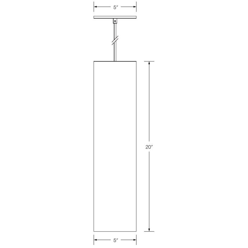 Big Chime Light Suspension Dimensions