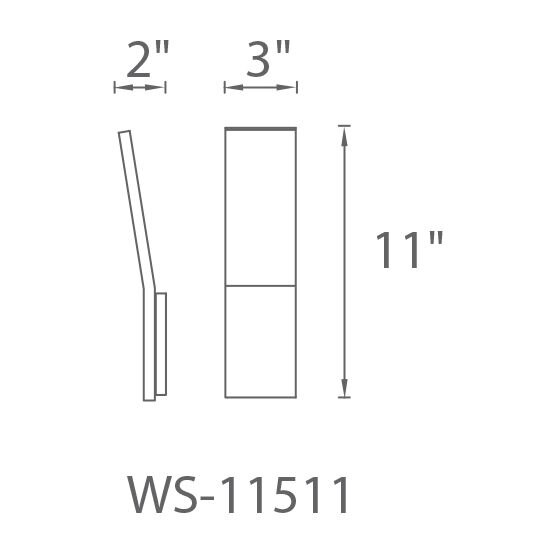 Blade 11in Wall Dimensions