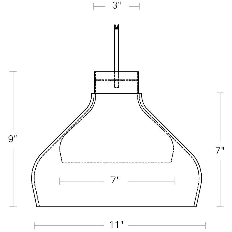 Trace 4 Pendant Suspension Dimensions
