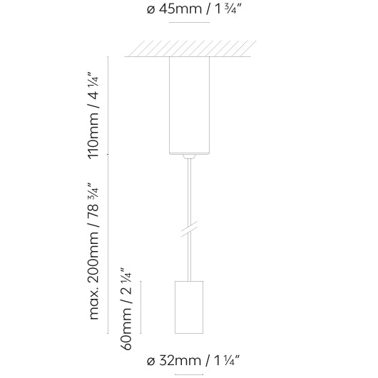 Anvil Spot Suspension Dimensions