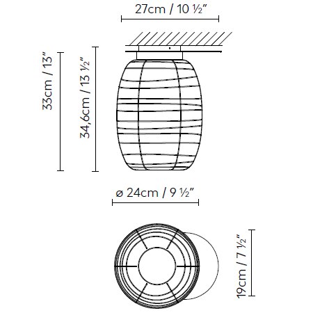 Misko C35 Ceiling Dimensions