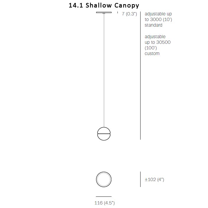 14.1 Suspension Dimensions