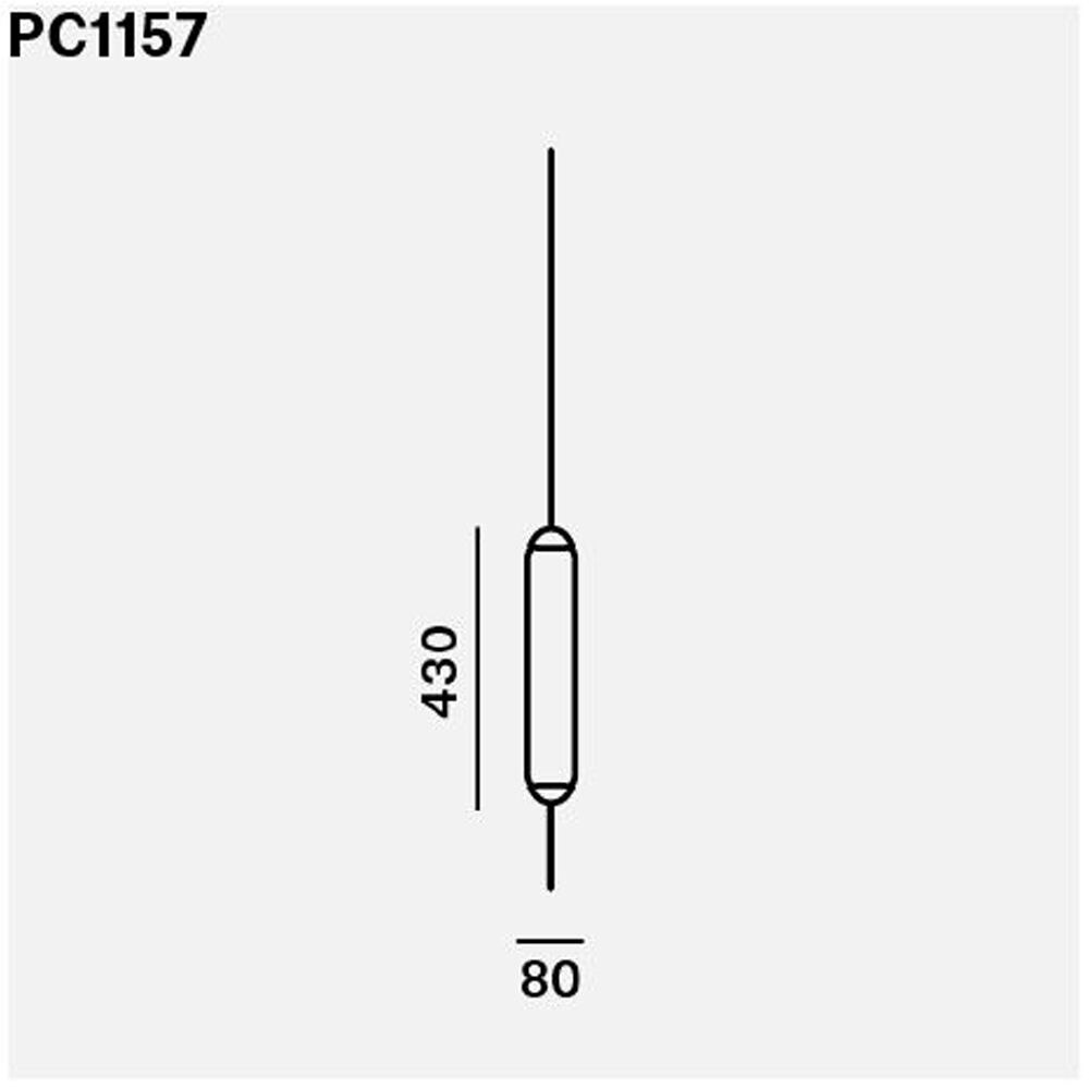 Puro Single Vertical Suspension Dimensions