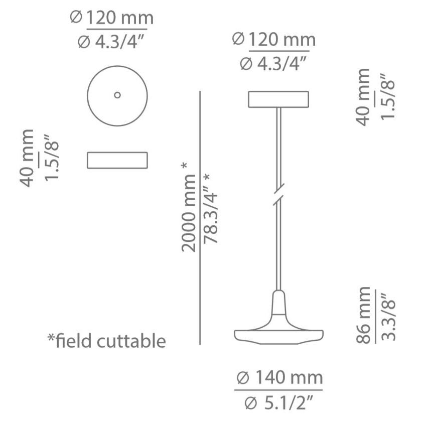 Button T-3302 Suspension Dimensions