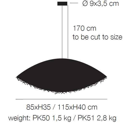 PostKrisi 50/51/52 Suspension Dimensions