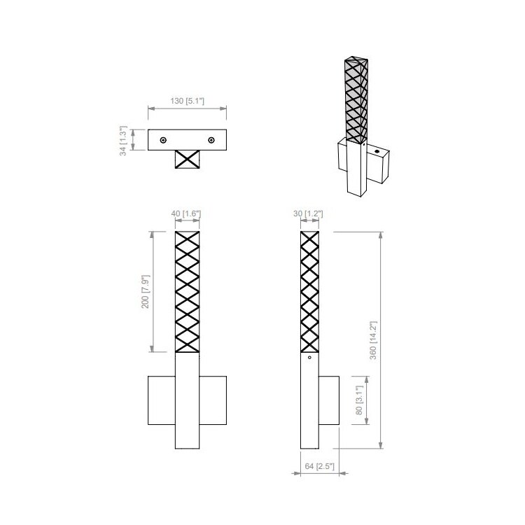 MIkado AP Solo Wall Dimensions