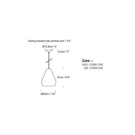 Core Suspension Dimensions