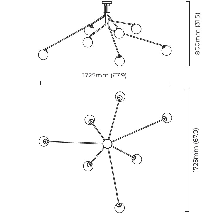 Array Opal Suspension Dimensions