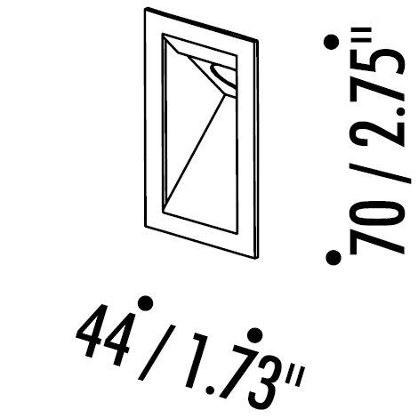 Quad Recessed Wall Dimensions