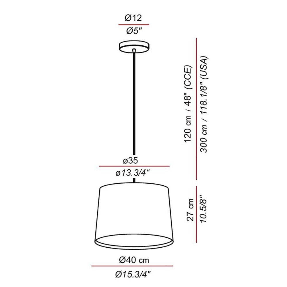 Andrea Suspension Dimensions