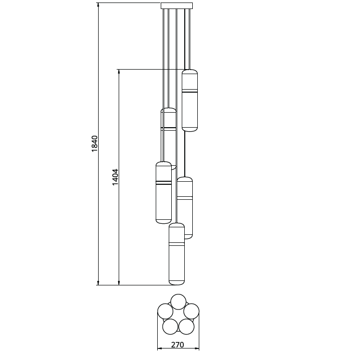 Pill S36-03 Suspension Dimensions