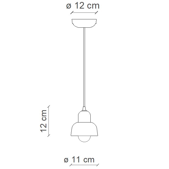 Berimbau C2610/C2611 Pendant Suspension Dimensions