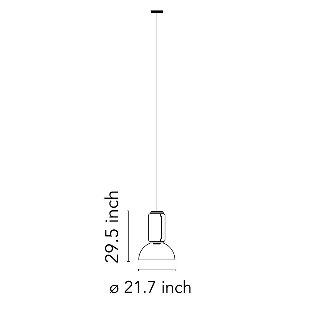 Noctambule S1 Low Cylinder & Bowl Suspension Dimensions