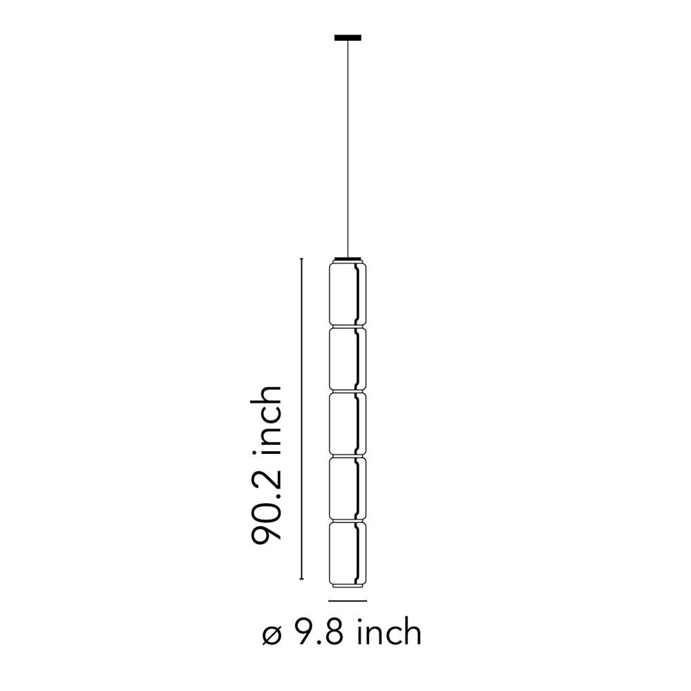 Noctambule S5 Low Cylinder Suspension Dimensions