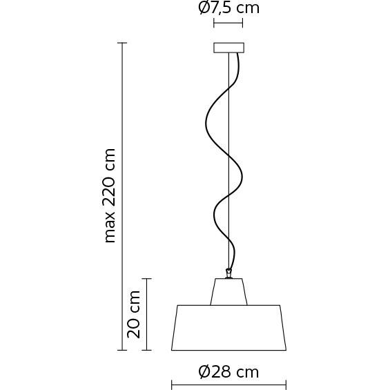 Gangster Large Suspension Dimensions