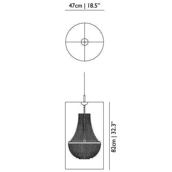 Light Shade Shade 47 Suspension Dimensions