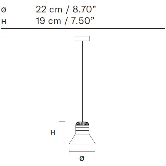 Cordea Indoor S P Suspension Dimensions