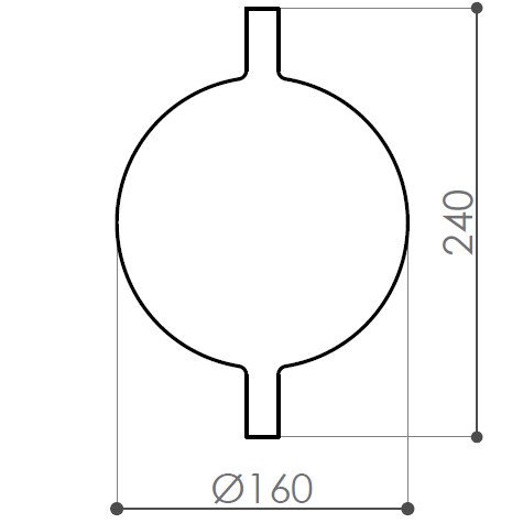 Hydra Berry Pendant Suspension System Dimensions