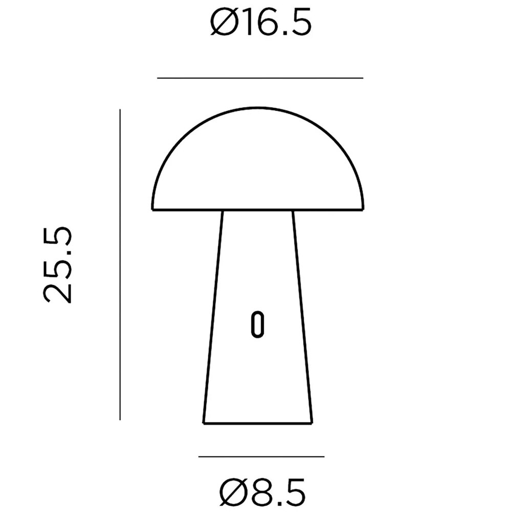 Shitake Outdoor Portable Table Dimensions