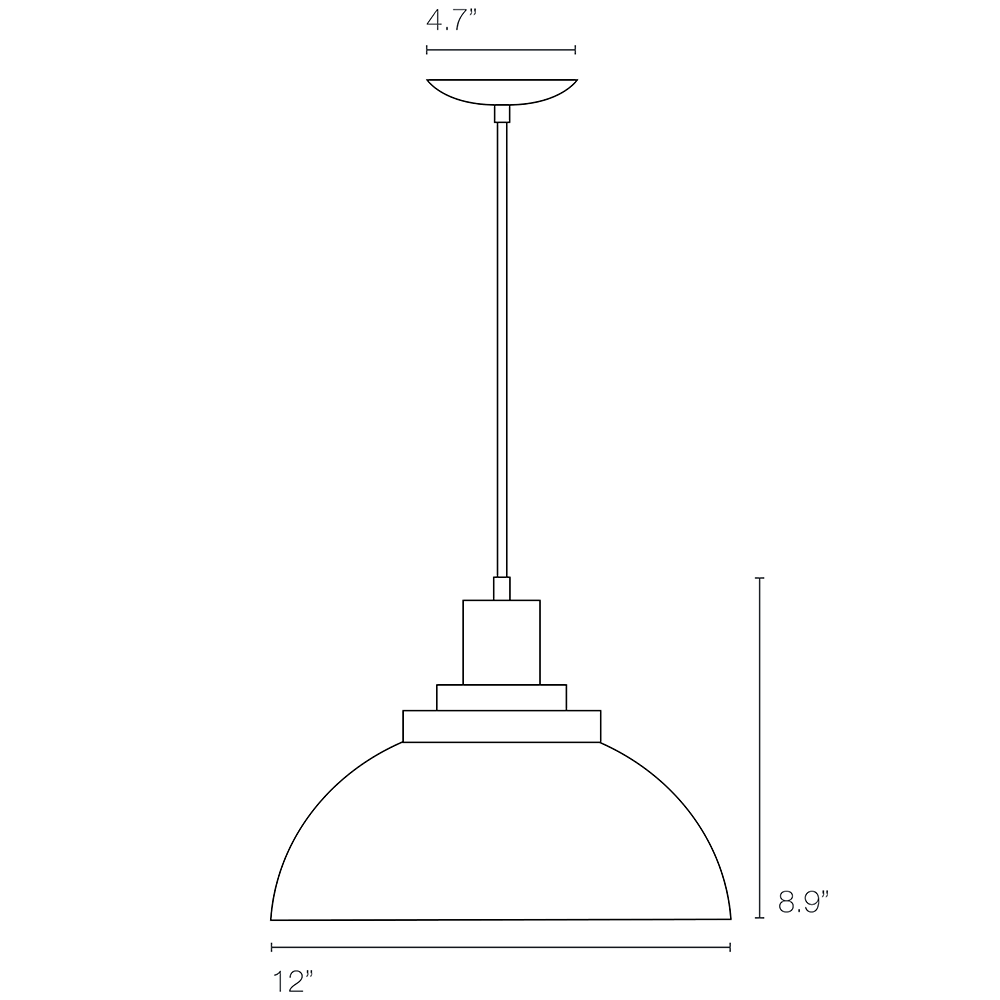 Cosmo Suspension Dimensions