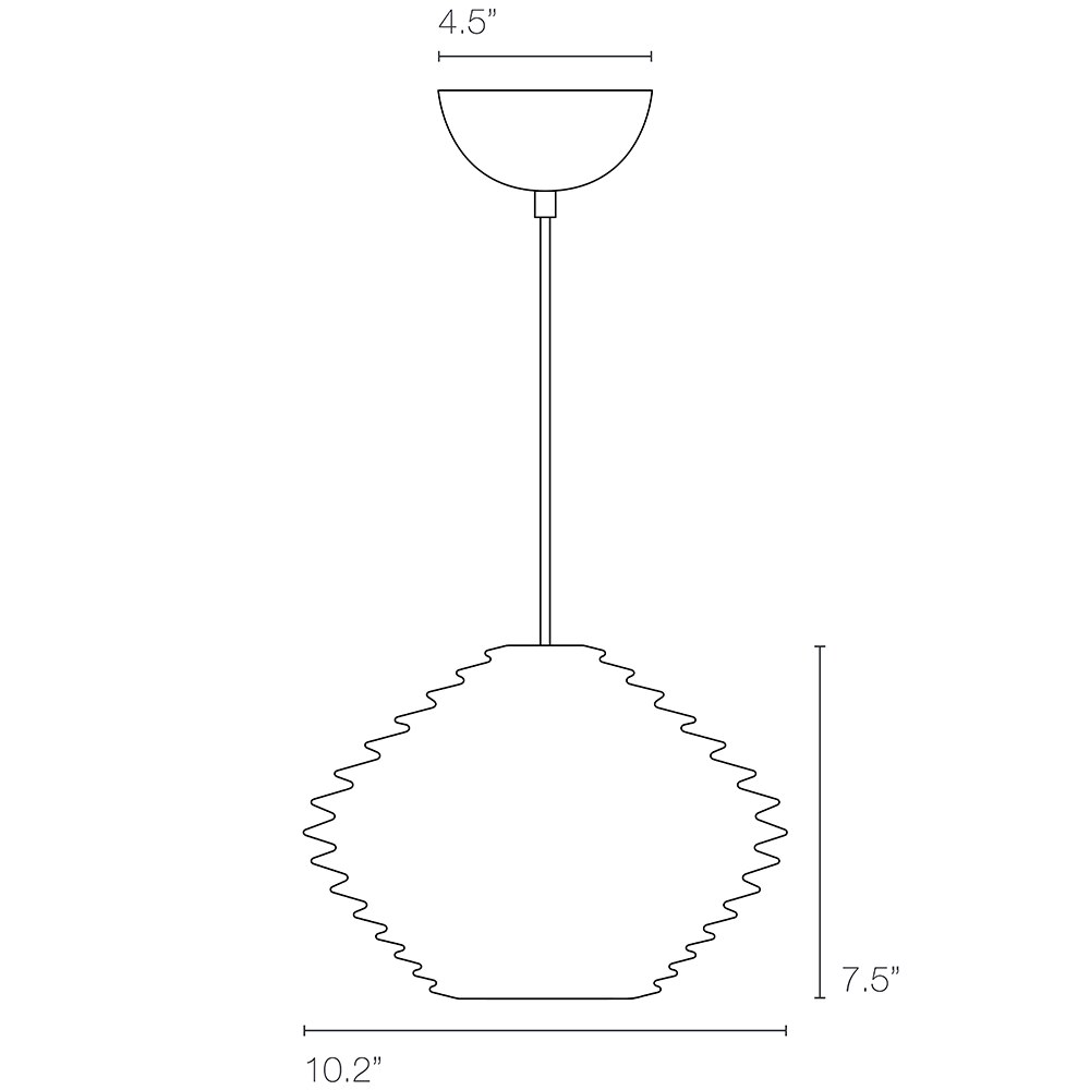 Fin Suspension Horizontal Dimensions
