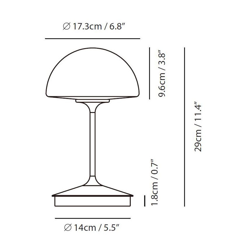Pensee Table Dimensions