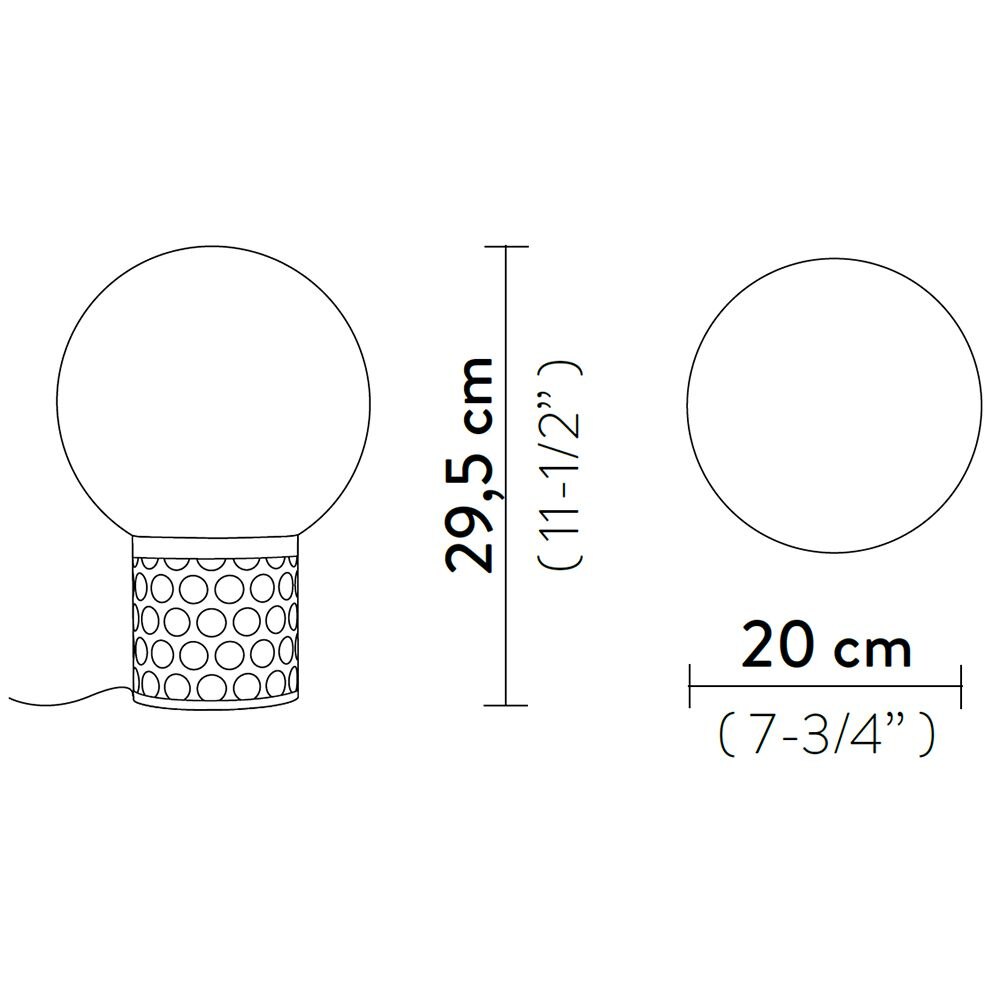 Atmosfera Table Dimensions