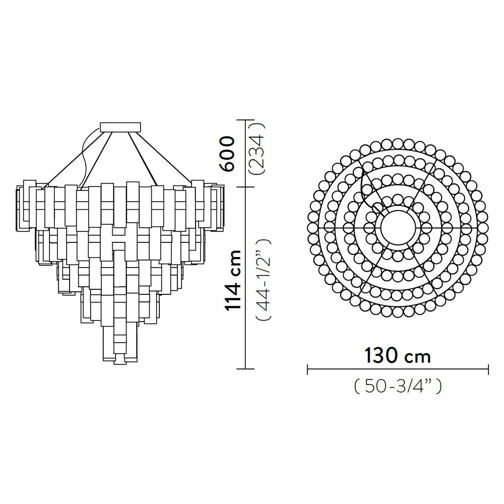 La Lollona 5 Suspension Dimensions