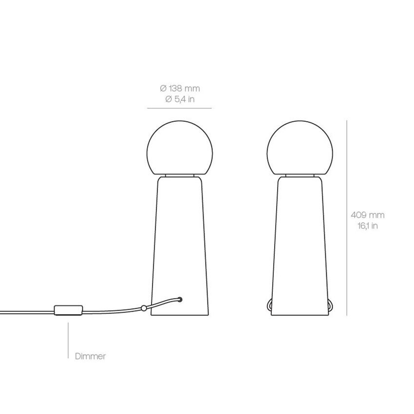 Gigi Table Dimensions