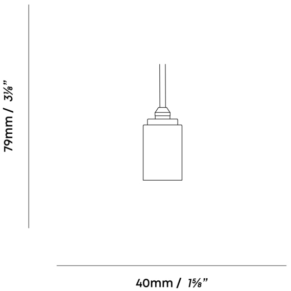 Brass Pendant Suspension Dimensions