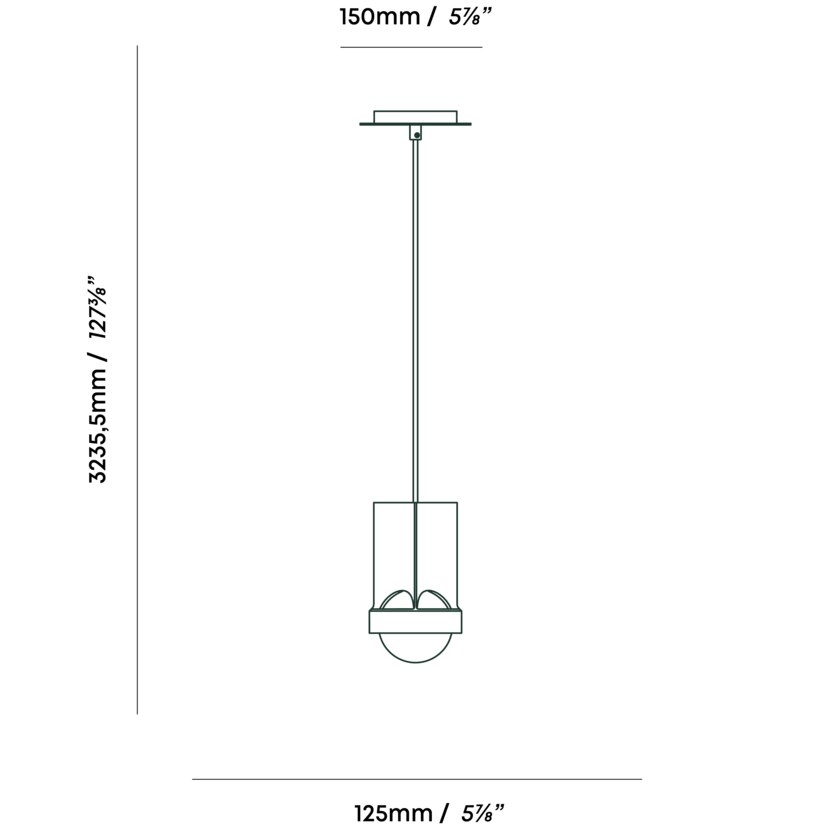 Loop Pendant Suspension Dimensions