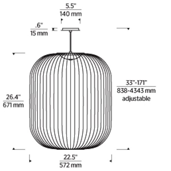 Kai 2 Suspension Dimensions