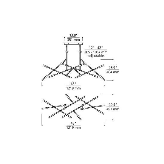 Line Wave 2 Suspension Dimensions