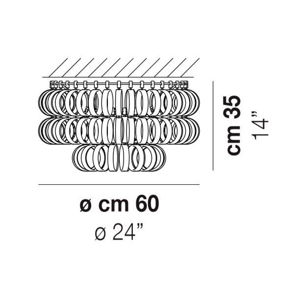 Ecos PL 60A Ceiling Dimensions