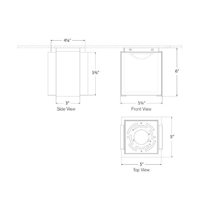 Covet Tall Clip Solitaire Flush Mount Ceiling Dimensions