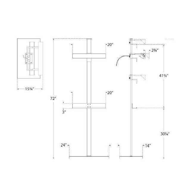 Langham Display Floor Dimensions