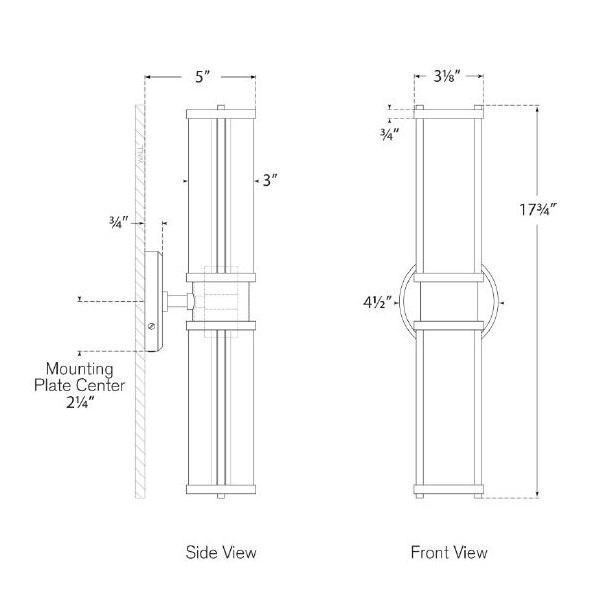 Lichfield Double Wall Dimensions