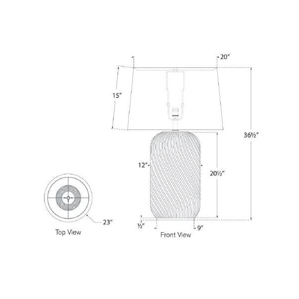 Mirelle Extra Large Table Dimensions