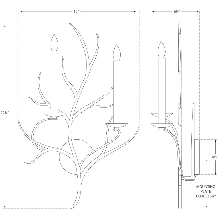 Branch Wall Dimensions