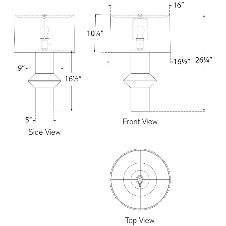 Maxime Medium Table Dimensions